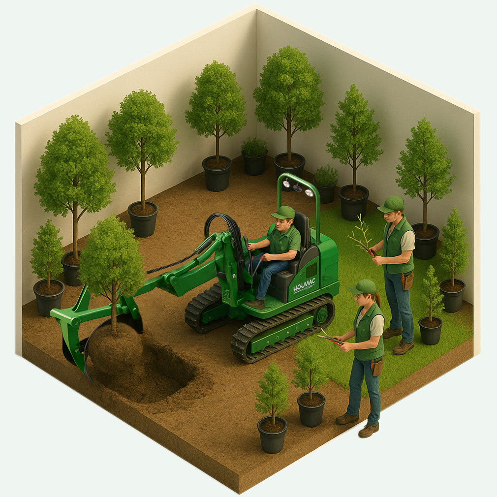 HOLMAC в питомнике